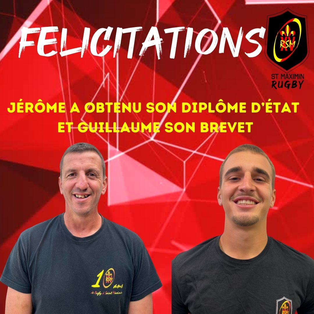 felicitations Jérôme et GuiGui